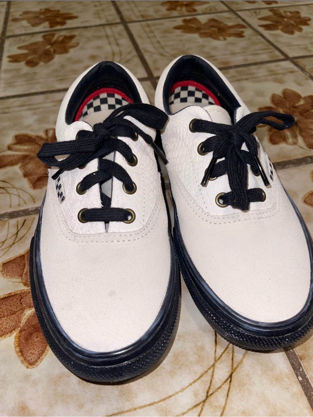 Vans White Breana Geering Edition with Black Details - Picture 2 of 7